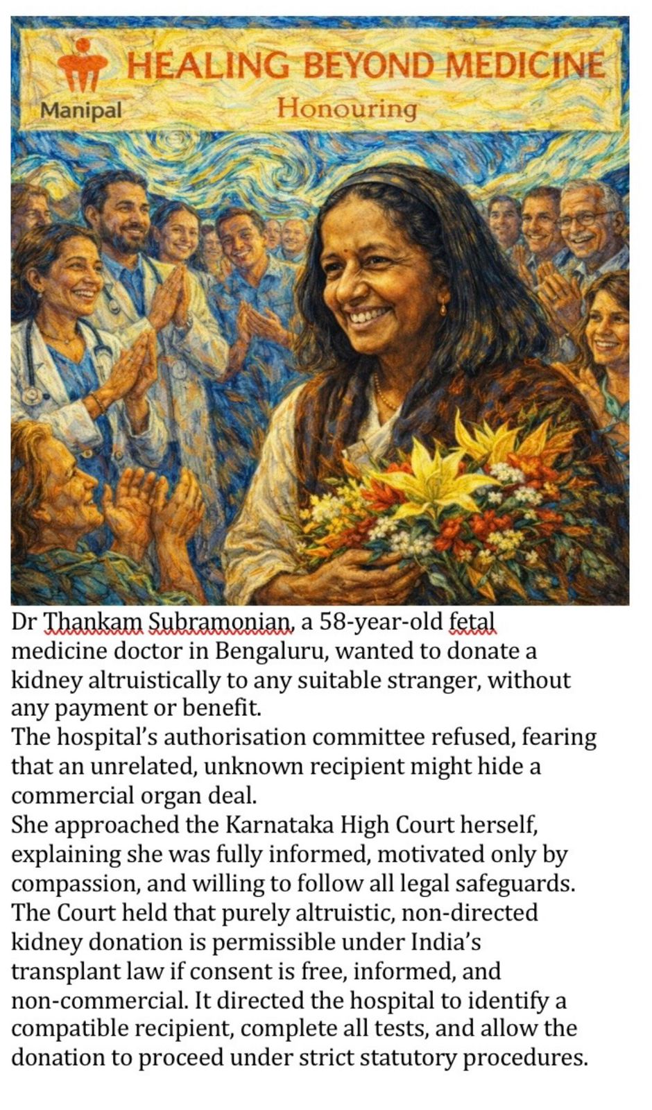 Mural created by a colleague in tribute